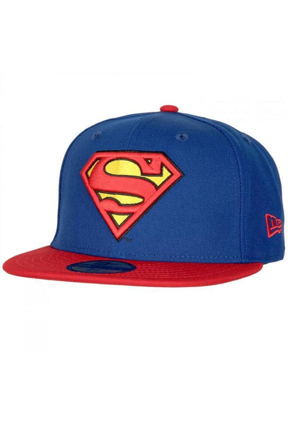 854366-75-8fitte Superman Classic Emblem New Era 59Fifty Fitted Hat - 7.625 Fitted