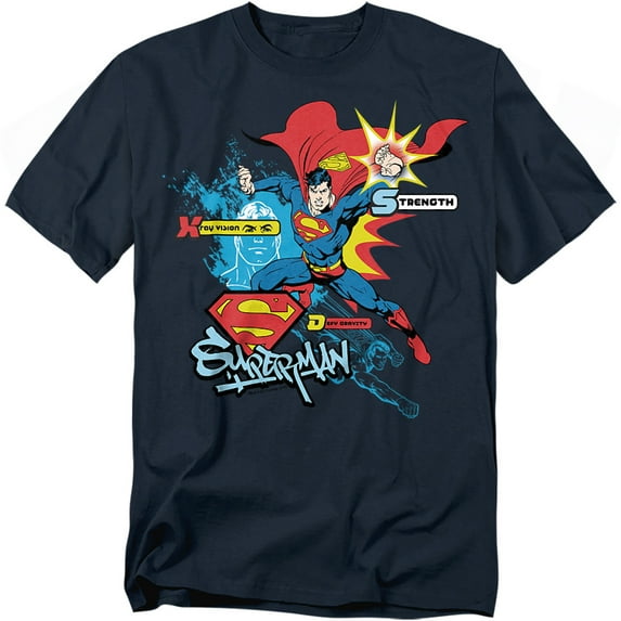 Superman T-Shirt Abilities Unisex Graphic Tee For Men & Women
