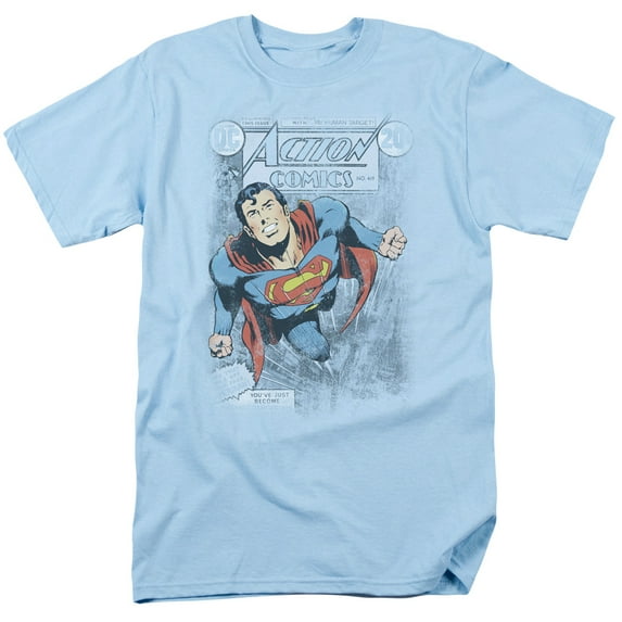 Superman Action #419 Distress Officially Licensed Adult T Shirt