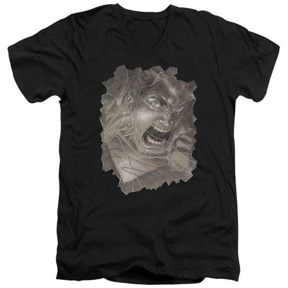 Superman Action #840 Cover Adult V-Neck T-Shirt Black