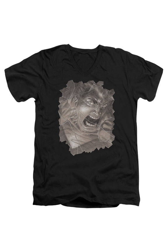 Superman Action #840 Cover Adult V-Neck T-Shirt Black