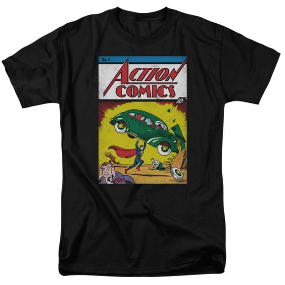 Superman Action No. 1 Officially Licensed Adult T Shirt