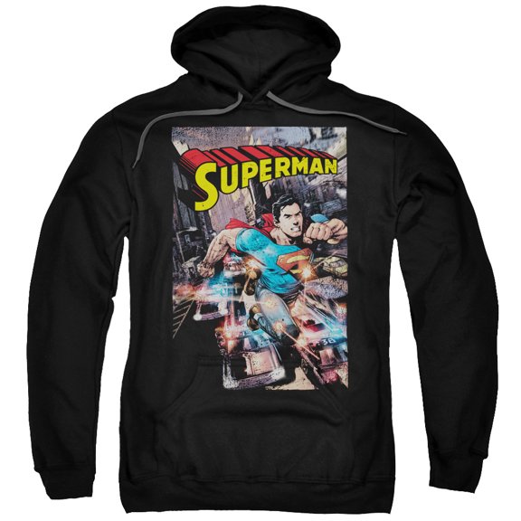 Superman - Action One - Pull-Over Hoodie - Small