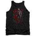 thumbnail image 1 of Superman Aftermath Adult Tank Top Black, 1 of 1