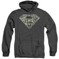 thumbnail image 1 of Superman All About The Benjamins Adult Heather Hoodie Sweatshirt Black, 1 of 1