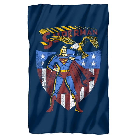 Superman All American Fleece Blanket 36' x 58',All American
