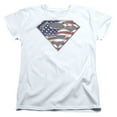 thumbnail image 1 of Superman - All American Shield - Women's Short Sleeve Shirt - X-Large, 1 of 2