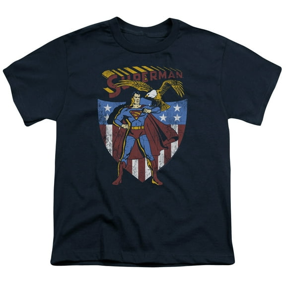 Superman - All American - Youth Short Sleeve Shirt - Small