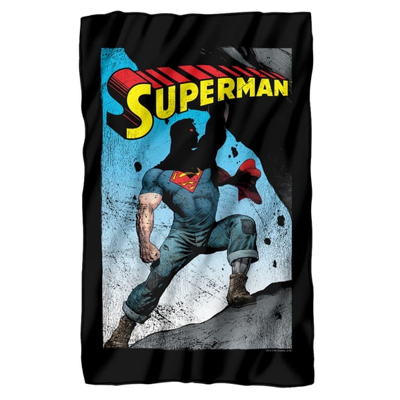 Superman Alternate Fleece Blanket 36' x 58',Alternate
