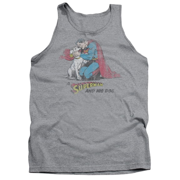 Superman - And His Dog - Tank Top - Medium