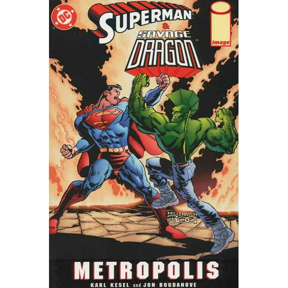 Superman And Savage Dragon: Metropolis #1 VF ; DC Comic Book