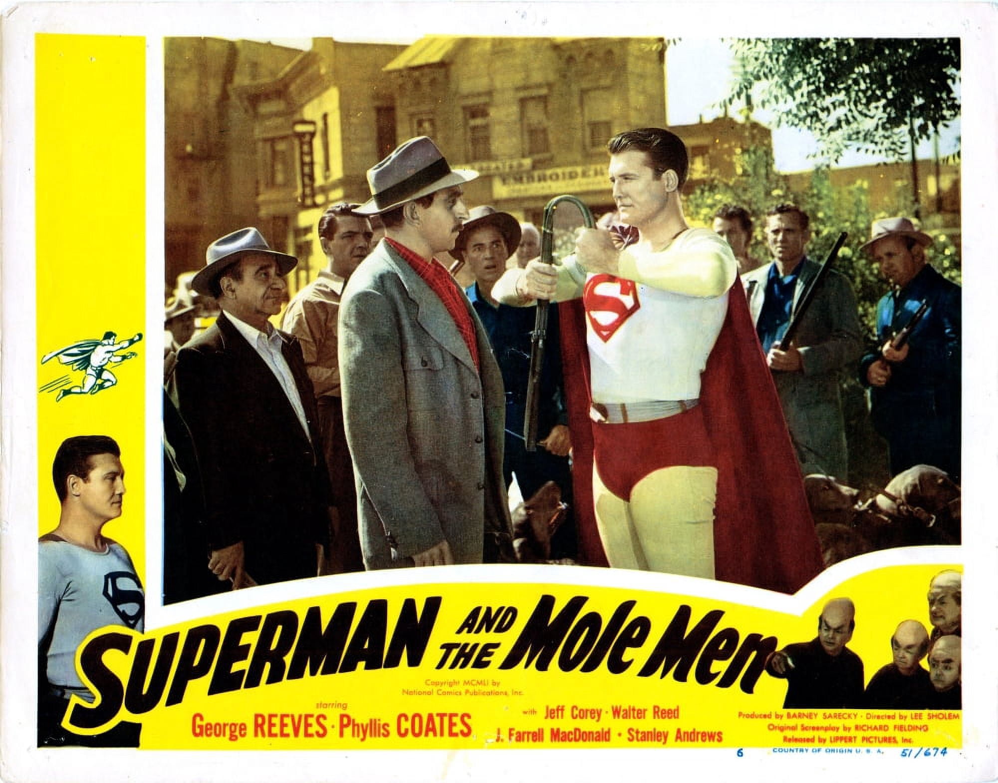 Superman And The Mole Men U Canvas Art - (28 x 22)