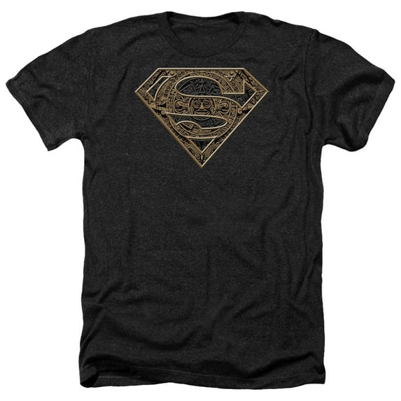 Superman - Aztec Shield - Heather Short Sleeve Shirt - Small