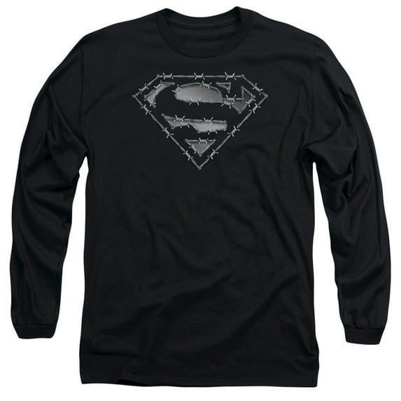 Superman - Barbed Wire - Long Sleeve Shirt - XX-Large