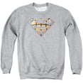 thumbnail image 1 of Superman - Basketball Shield - Crewneck Sweatshirt - XXX-Large, 1 of 2