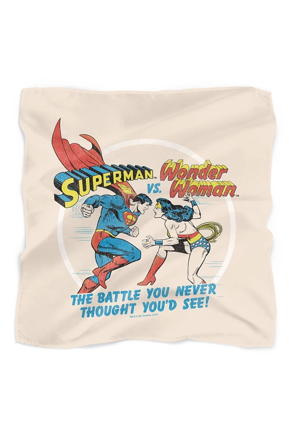 Superman Battle of the Sexes Bandana (21 in x 21 in)