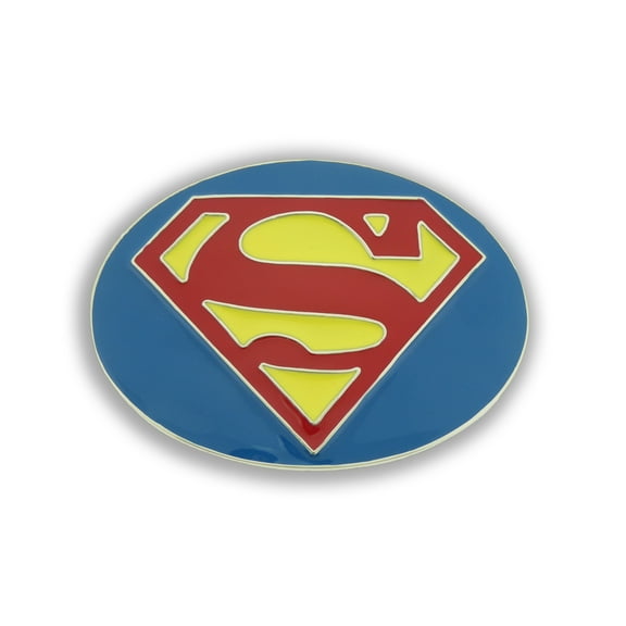Superman Belt Buckle Original Colors Officially Licensed DC Comics Halloween Costume New Men Women Cowboy Cowgirl Western Rodeo Texas Style