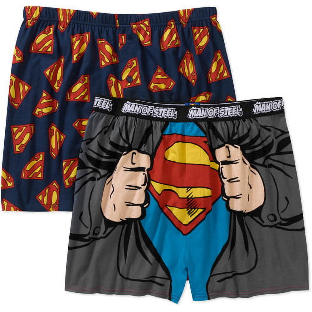 Superman - Big Men's Lic Boxers 2 Packs