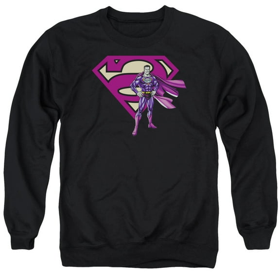 Superman - Bizarro &Amp; Logo - Crewneck Sweatshirt - Large
