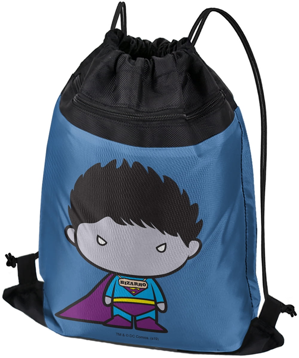 Superbad Rucksack Superman Bizarro Cute Chibi Character Drawstring Backpack Sports Bag ...