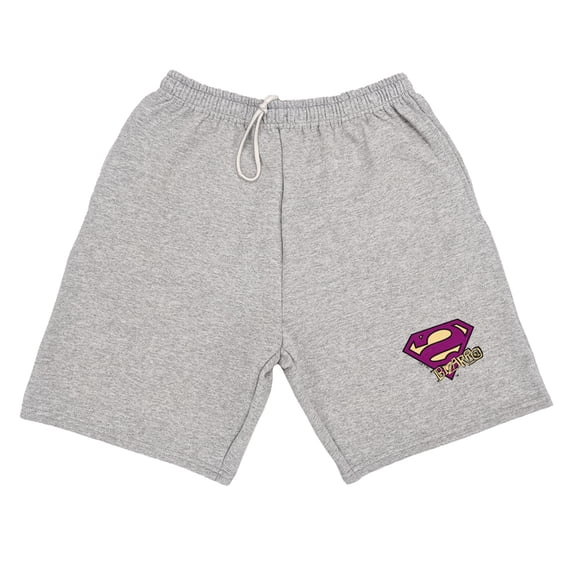 Superman Bizarro Shield Logo Mens Sweat Shorts