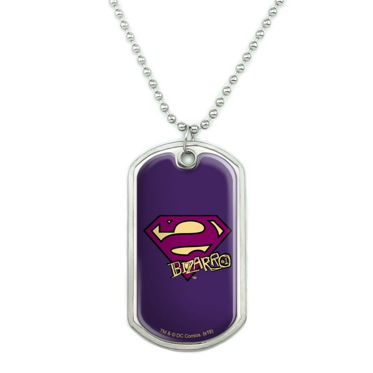Superman dog tag necklace new arrivals