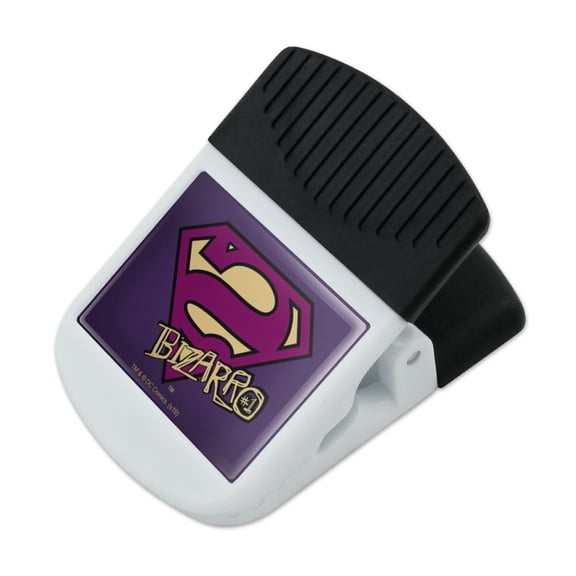 Superman Bizarro Shield Logo Refrigerator Fridge Magnet Magnetic Hanging Hook Note Snack Clip