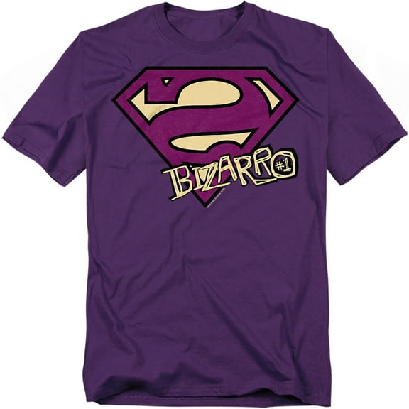 Superman T-Shirt Bizarro Shield Unisex Graphic Tee For Men & Women