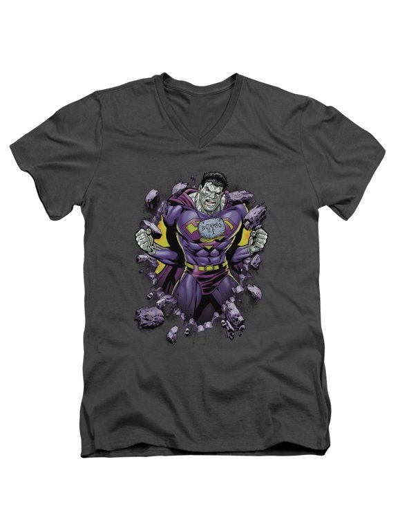 Superman - Bizzaro Breakthrough - Slim Fit V Neck Shirt - Medium
