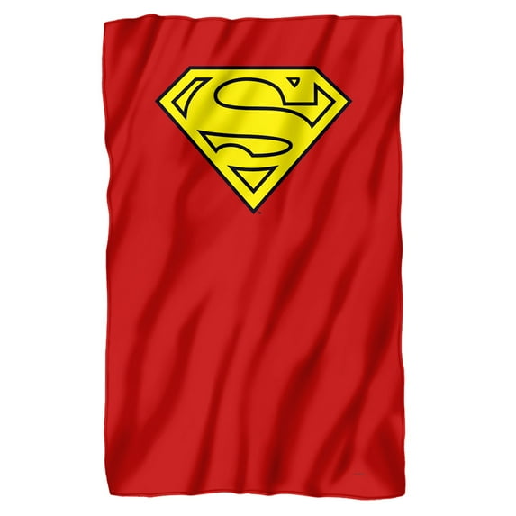 Superman Blanket, 36"x58", Superman Cape LogoFleece Blanket