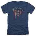 thumbnail image 1 of Superman - Bleeding Shield - Heather Short Sleeve Shirt - Small, 1 of 2