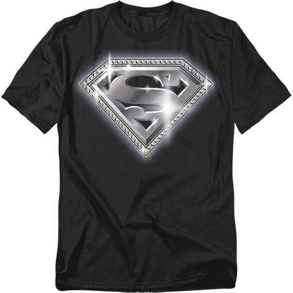 Superman T-Shirt Bling Shield Unisex Graphic Tee For Men & Women