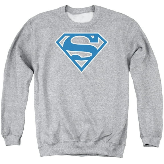 Superman - Blue &Amp; White Shield - Crewneck Sweatshirt - X-Large