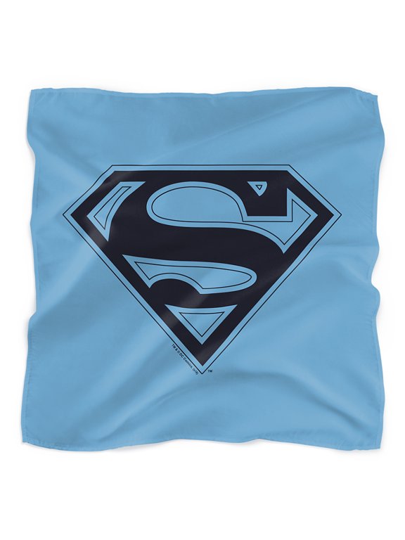 Superman Blue & Navy Shield Bandana (21 in x 21 in)