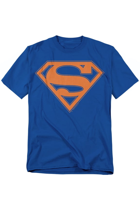 T-Shirt Blue & Orange Shield Unisex Graphic Tee For Men & Women Royal 