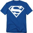 thumbnail image 1 of Superman T-Shirt Blue White Shield Unisex Graphic Tee For Men & Women, 1 of 7