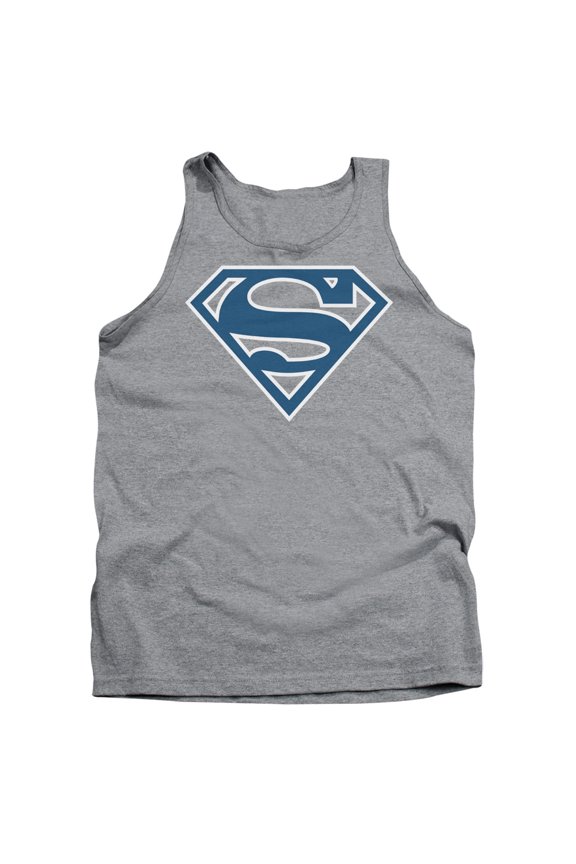 Superman - Blue & White Shield - Tank Top - Medium