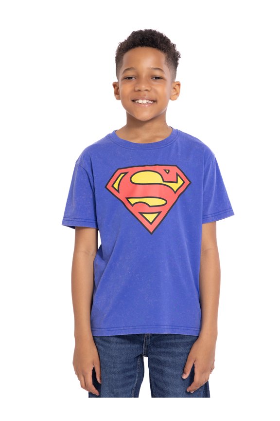 Boys Mineral Washed Graphic Tee with Short Sleeves, Sizes 4-18
