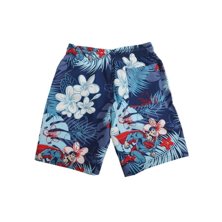 Batman Superman Boys' Print Swim Shorts, Sizes XS-XL