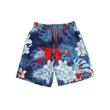 Superman Boys' Print Swim Shorts, Sizes XS-XL