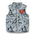 thumbnail image 1 of Superman Boys Graphic Puffer Vest, Sizes 4-12, 1 of 3