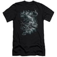 thumbnail image 1 of Superman Break Free Premium Adult Slim Fit 30/1 T-Shirt Black, 1 of 1