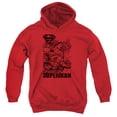 thumbnail image 1 of Superman - Breaking Chains - Youth Hooded Sweatshirt - Large, 1 of 2