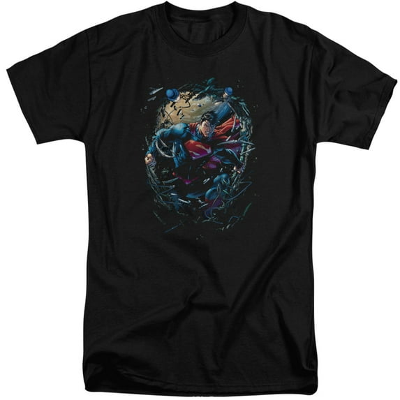 Superman - Breaking Space - Tall Fit Short Sleeve Shirt - XX-Large