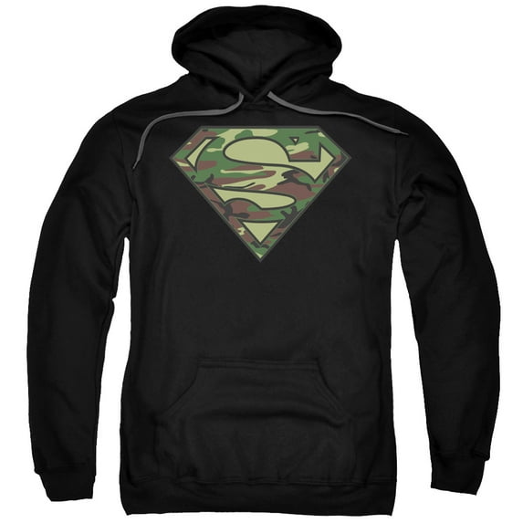 Superman - Camo Logo - Pull-Over Hoodie - XXXX-Large