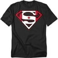 thumbnail image 1 of Superman T-Shirt Canadian Shield Unisex Graphic Tee For Men & Women, 1 of 7