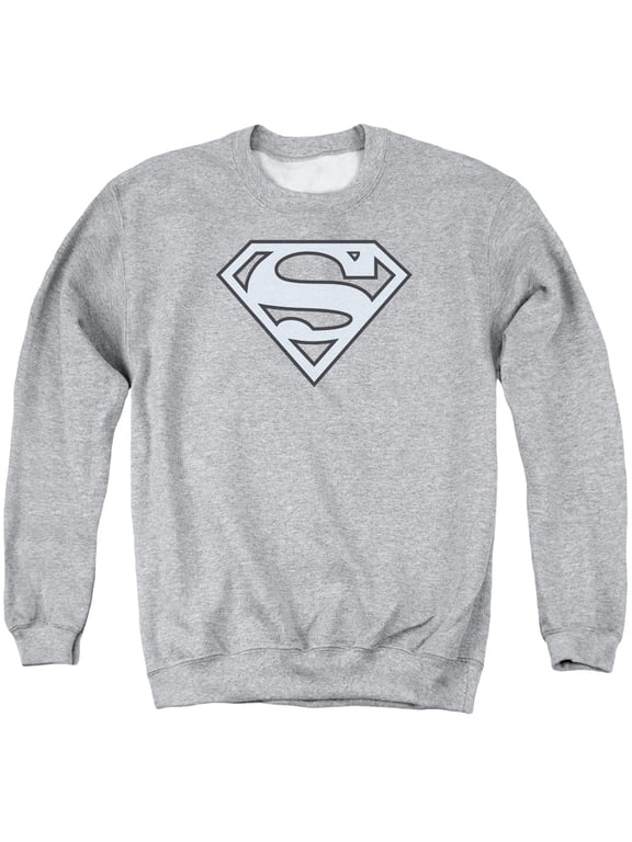 Superman - Carolina Blue&Amp;Navy Shield - Crewneck Sweatshirt - Small