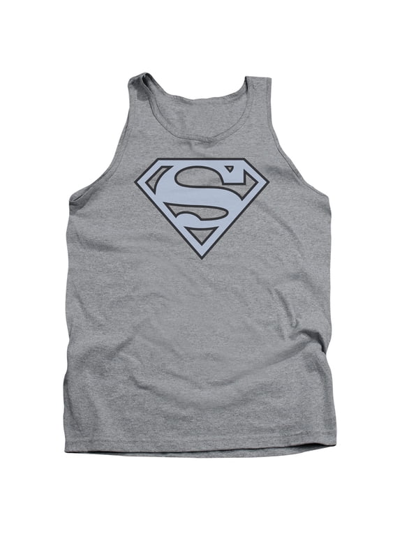 Superman - Carolina Blue&Navy Shield - Tank Top - Large