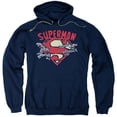thumbnail image 1 of Superman - Chain Breaking - Pull-Over Hoodie - Medium, 1 of 2