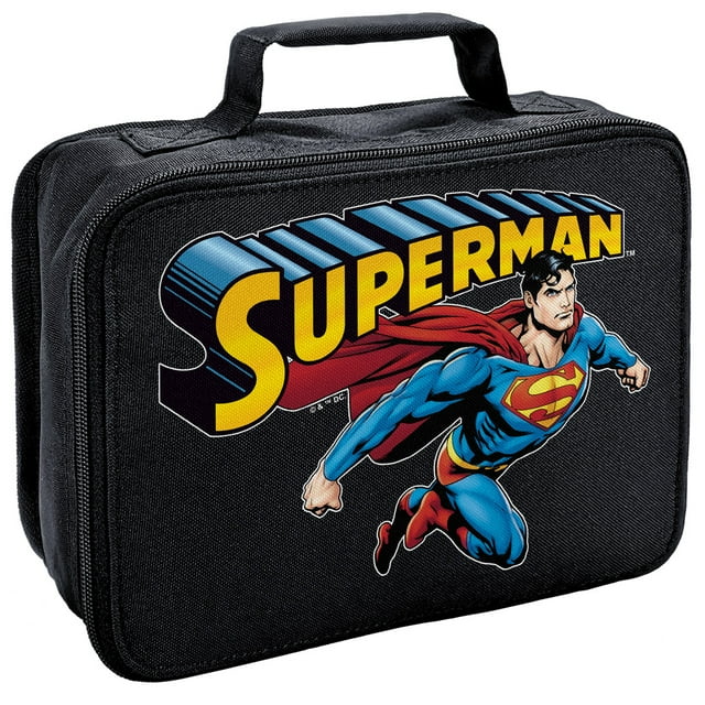 Superman - Character Logo and Superman Insulated Soft Sided Lunch Box